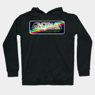 Gremlin Graphics Retro Video Games Logo Pixellated Hoodie